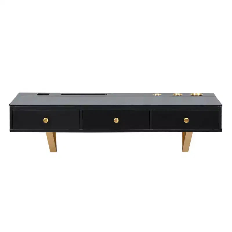 GO 47 Wandregal mit Schublade, vielseitiger wandmontierter Schminktisch, Wand-Schreibtisch