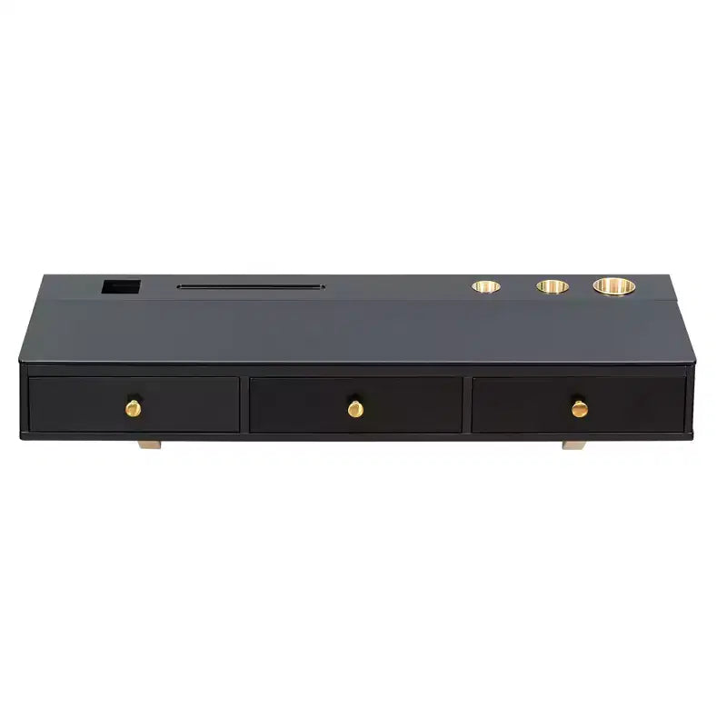 GO 47 Wandregal mit Schublade, vielseitiger wandmontierter Schminktisch, Wand-Schreibtisch