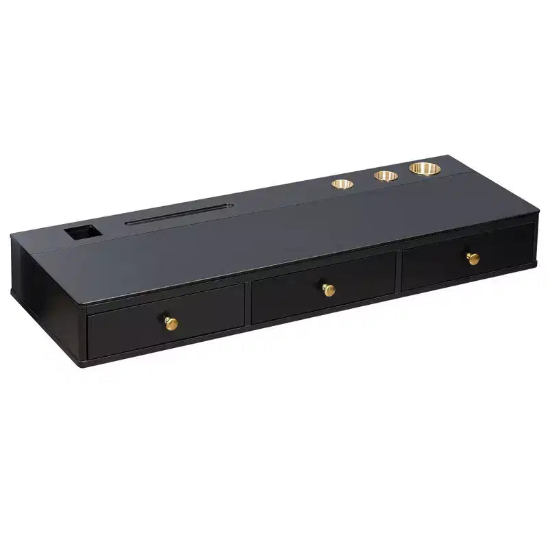 GO 47 Wandregal mit Schublade, vielseitiger wandmontierter Schminktisch, Wand-Schreibtisch