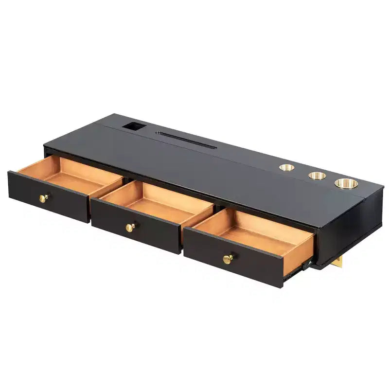 GO 47 Wandregal mit Schublade, vielseitiger wandmontierter Schminktisch, Wand-Schreibtisch
