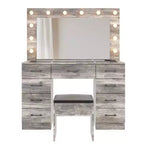 White Vanity Desk Set