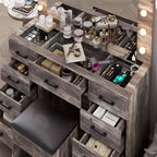 White Vanity Desk Set