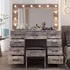 White Vanity Desk Set