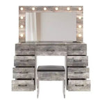 White Vanity Desk Set