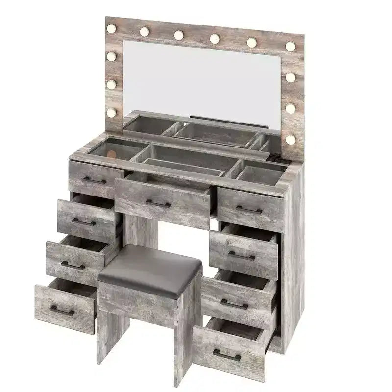 White Vanity Desk Set