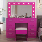 White Vanity Desk Set