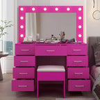 White Vanity Desk Set