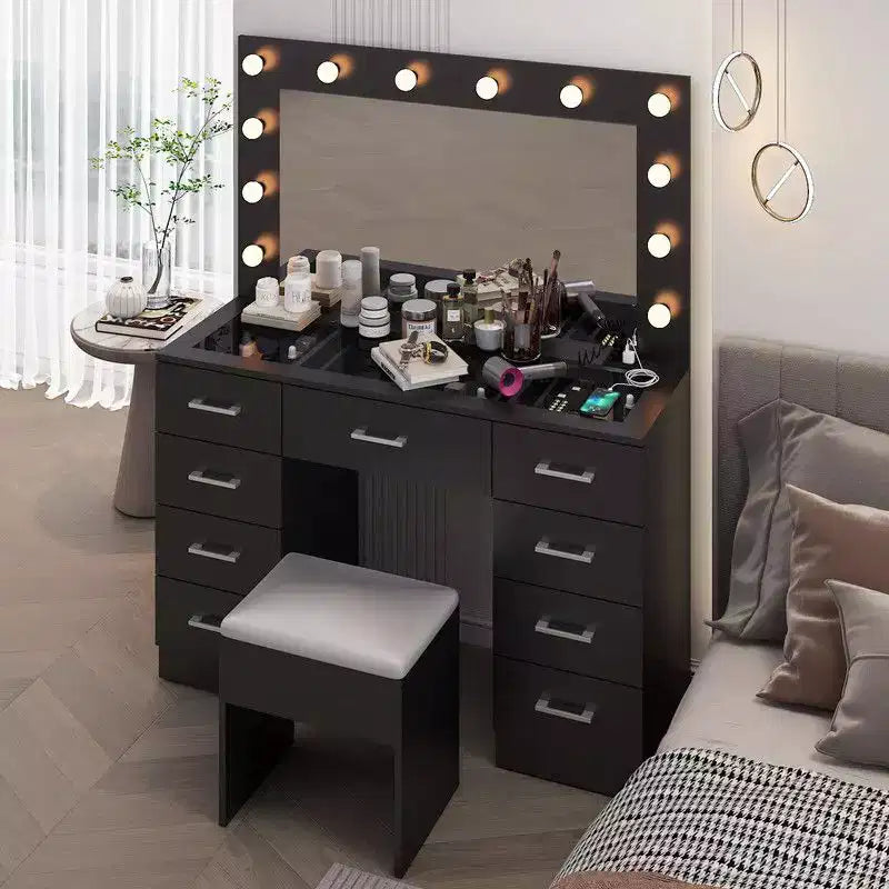White Vanity Desk Set