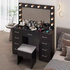 White Vanity Desk Set