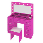 White Vanity Desk Set