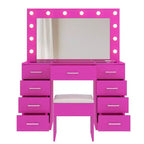 White Vanity Desk Set