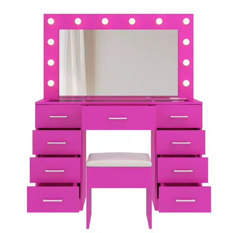 White Vanity Desk Set