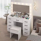 White Vanity Desk Set