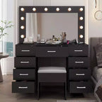 White Vanity Desk Set