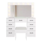 White Vanity Desk Set