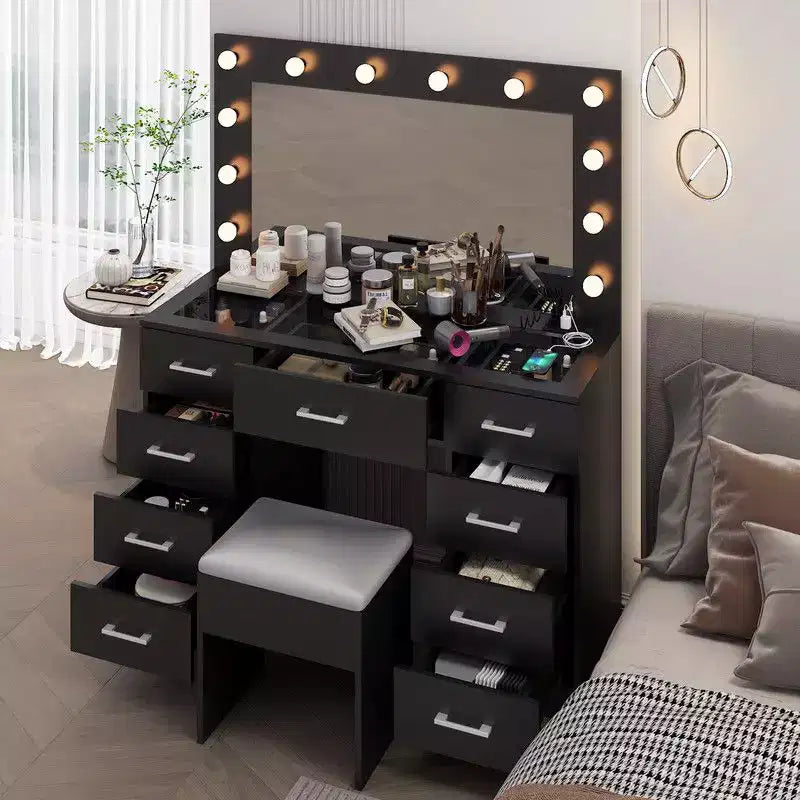 White Vanity Desk Set