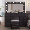 White Vanity Desk Set