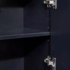 Credenza elegante con 4 ante e 4 ripiani, mobile contenitore per soggiorno e sala da pranzo