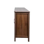 Credenza rustica da 150 cm con 4 ante e ripiani regolabili, Mobile buffet per sala da pranzo