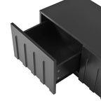 Mobile porta TV ad arco da 80" e tavolino con 4 cassetti, mobile contenitore multifunzionale
