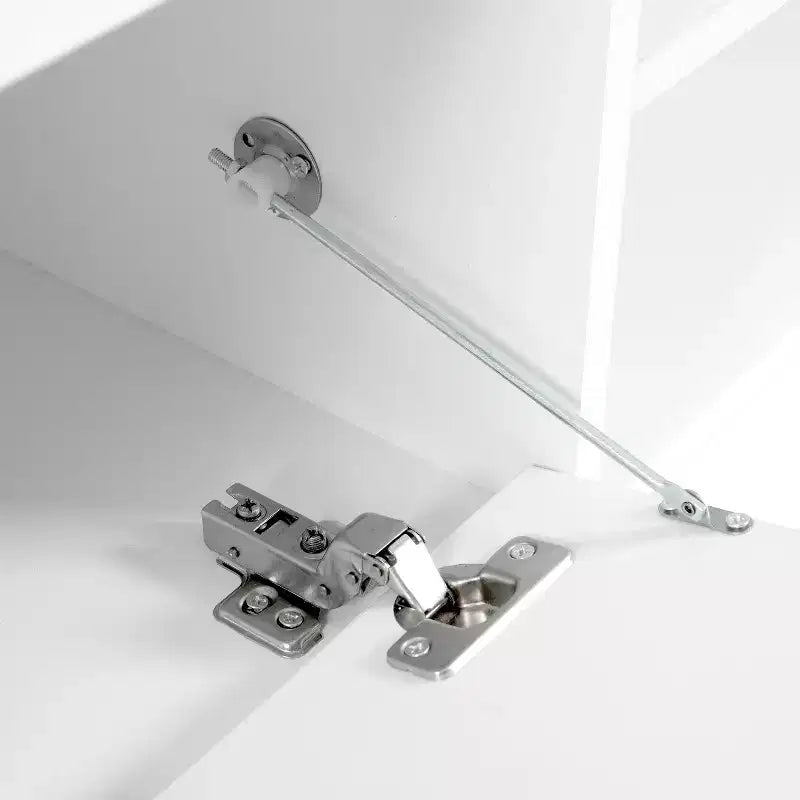 Mobile TV da 94,5" con luci LED e armadietti, supporta TV fino a 105", soggiorno, bianco