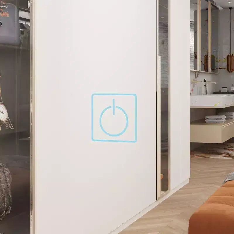 Stilvoller Famapy-Schminkschrank mit großem LED-Spiegel und unterteilten Schubladen, Aufbewahrungsschrank in Weiß, Schwarz oder Rosa, geräumiger Organizer für Kosmetik im Schlafzimmer