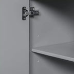 Banyo Dolabı, 6 Çekmeceli 36 İnç Banyo Makyaj Dolabı, Ayarlanabilir Raflı, Bağımsız Banyo Dolabı
