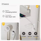 Schminktisch mit LED-beleuchtetem Spiegel, Schminktisch mit 3 einstellbaren Beleuchtungen, weißer Schminktisch mit Sitzhocker und Stauraum fürs Schlafzimmer