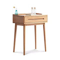 Dresser Table 100% solid table table desk top table dresser compact dresser accessories storage width 60cm storage drawer natural wood natural