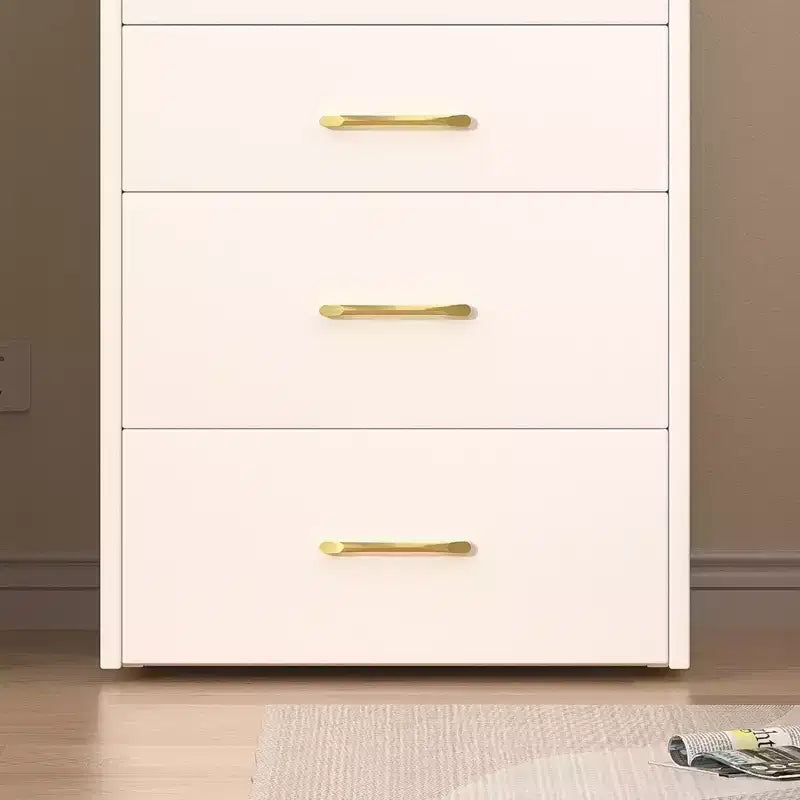 3-in-1 Flip Mirror Vanity Desk & Nightstand, Compact with Storage, Glass Top