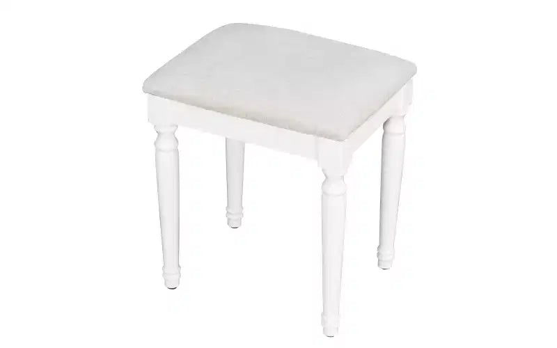 44.37-inch moderne make-uptafel met driedelige spiegel en verlichting, 5 laden en 2 kasten, laadstation met Type-C en open planken voor slaapkamer