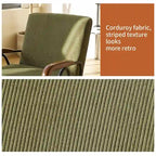 Green Modern 20 High Back Upholstered Accent Chair with Metal Legs
