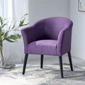 27 Upholstered Arm Chair with Rubber Wood Legs