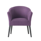 27 Upholstered Arm Chair with Rubber Wood Legs