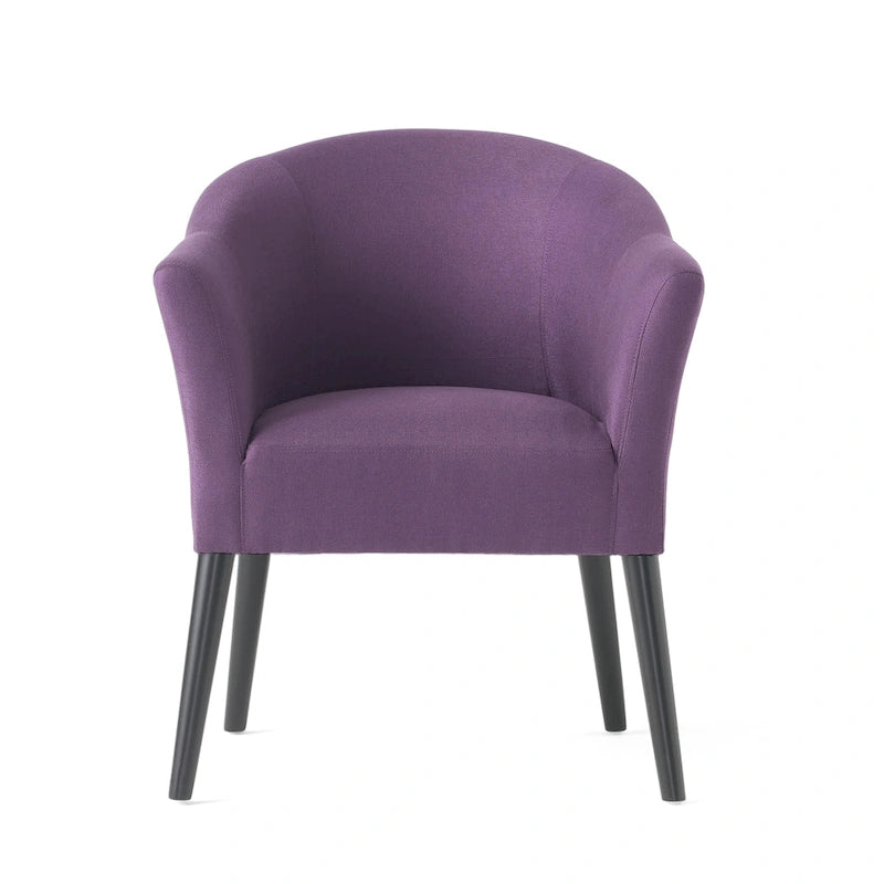 27 Upholstered Arm Chair with Rubber Wood Legs