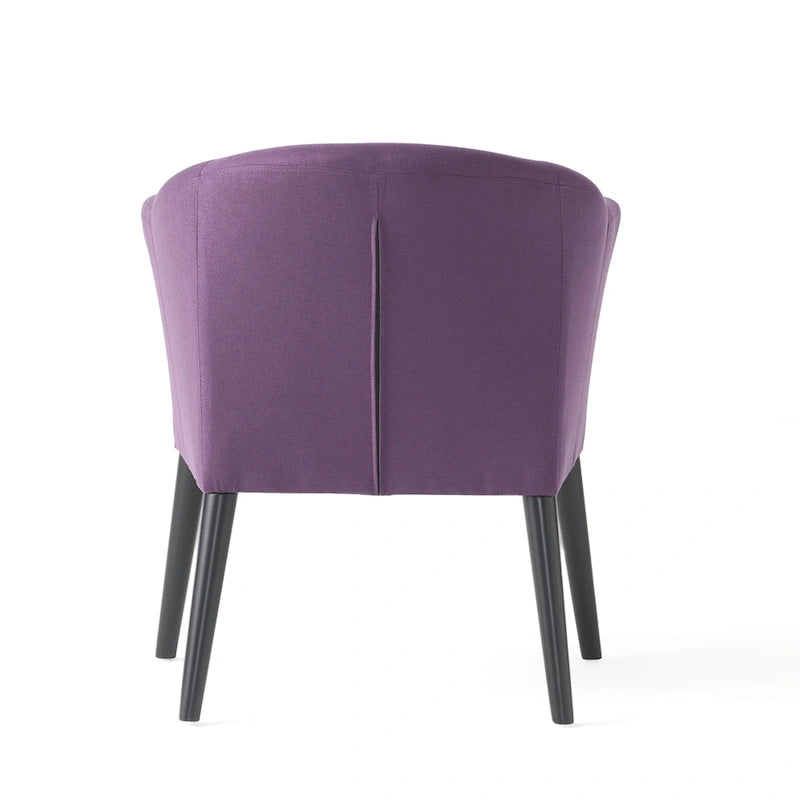 27 Upholstered Arm Chair with Rubber Wood Legs