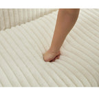 47.8 Oversized Upholstered Chaise Longue Chair with Pillows