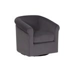 Moriarty Velvet Swivel Chair