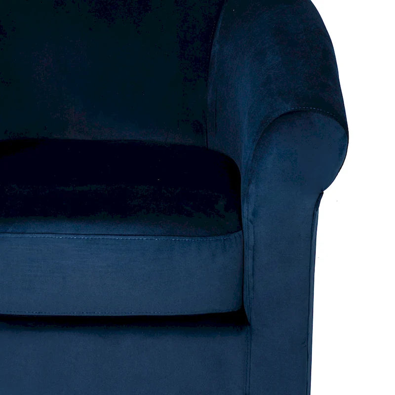 Moriarty Velvet Swivel Chair
