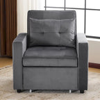 Christopher Knight Home - Sophia Convertible Sleeper Sofa Chair Bed with Adjustable Backrest and Built-In Pillow