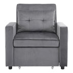 Christopher Knight Home - Sophia Convertible Sleeper Sofa Chair Bed with Adjustable Backrest and Built-In Pillow