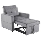 Christopher Knight Home - Sophia Convertible Sleeper Sofa Chair Bed with Adjustable Backrest and Built-In Pillow