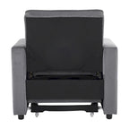 Christopher Knight Home - Sophia Convertible Sleeper Sofa Chair Bed with Adjustable Backrest and Built-In Pillow