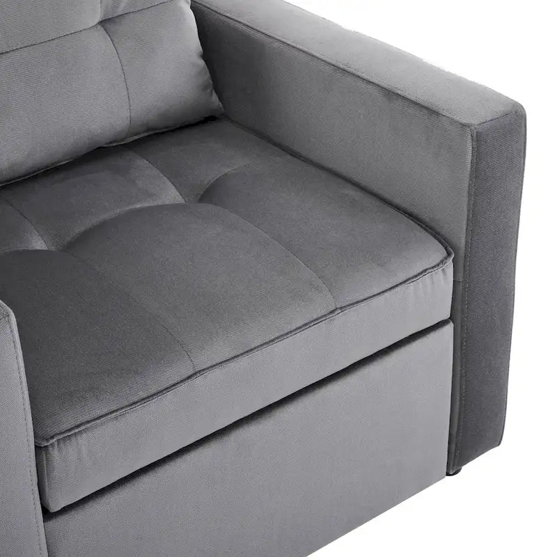 Christopher Knight Home - Sophia Convertible Sleeper Sofa Chair Bed with Adjustable Backrest and Built-In Pillow