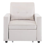 Christopher Knight Home - Sophia Convertible Sleeper Sofa Chair Bed with Adjustable Backrest and Built-In Pillow