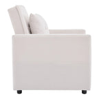 Christopher Knight Home - Sophia Convertible Sleeper Sofa Chair Bed with Adjustable Backrest and Built-In Pillow