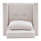 Christopher Knight Home - Sophia Convertible Sleeper Sofa Chair Bed with Adjustable Backrest and Built-In Pillow