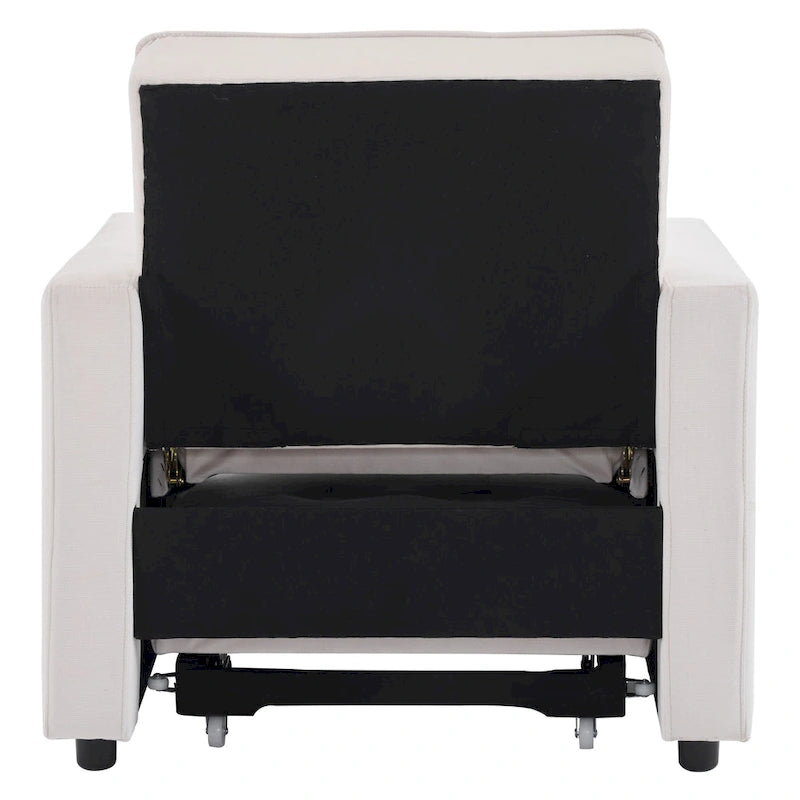 Christopher Knight Home - Sophia Convertible Sleeper Sofa Chair Bed with Adjustable Backrest and Built-In Pillow