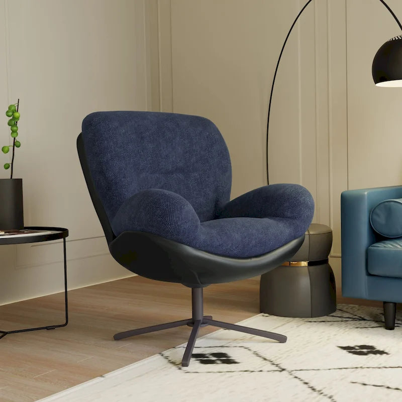 Ronnie Swivel Single Accent Chair by Christopher Knight Home