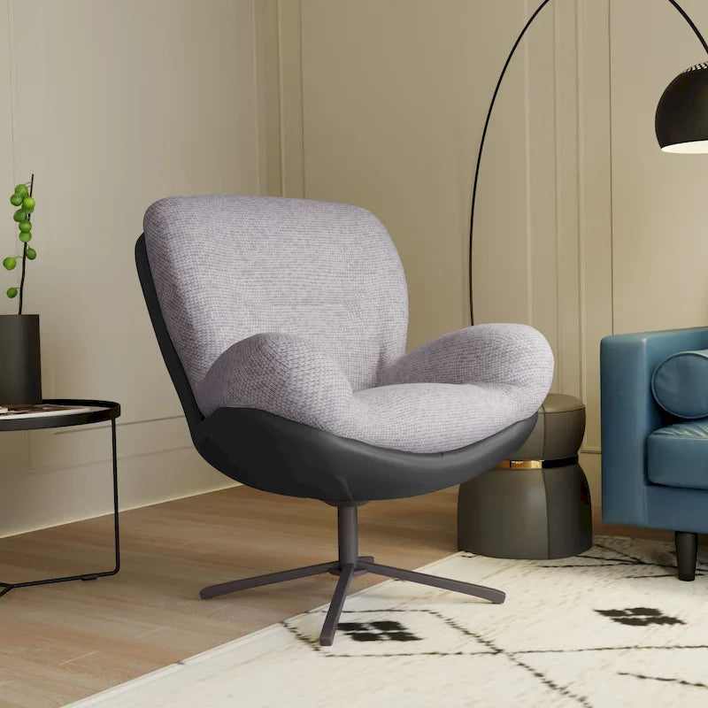 Sillón decorativo giratorio individual Ronnie de Christopher Knight Home